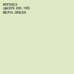 #DFE9C3 - Beryl Green Color Image